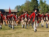 Fife and drum corps, Williamsburg, VA - taken near The Courthouse