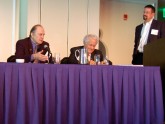 Dr. Douglas Drossman, UNC, Dr. David Sachar, Mt. Sinai School of Medicine, and Dr. Stephen Bickston, Medical College of Virginia, share their thoughts on IBD and functional bowel disease during a panel discussion